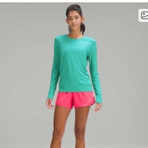 lululemon athletica Kelly Green Long Sleeve Top